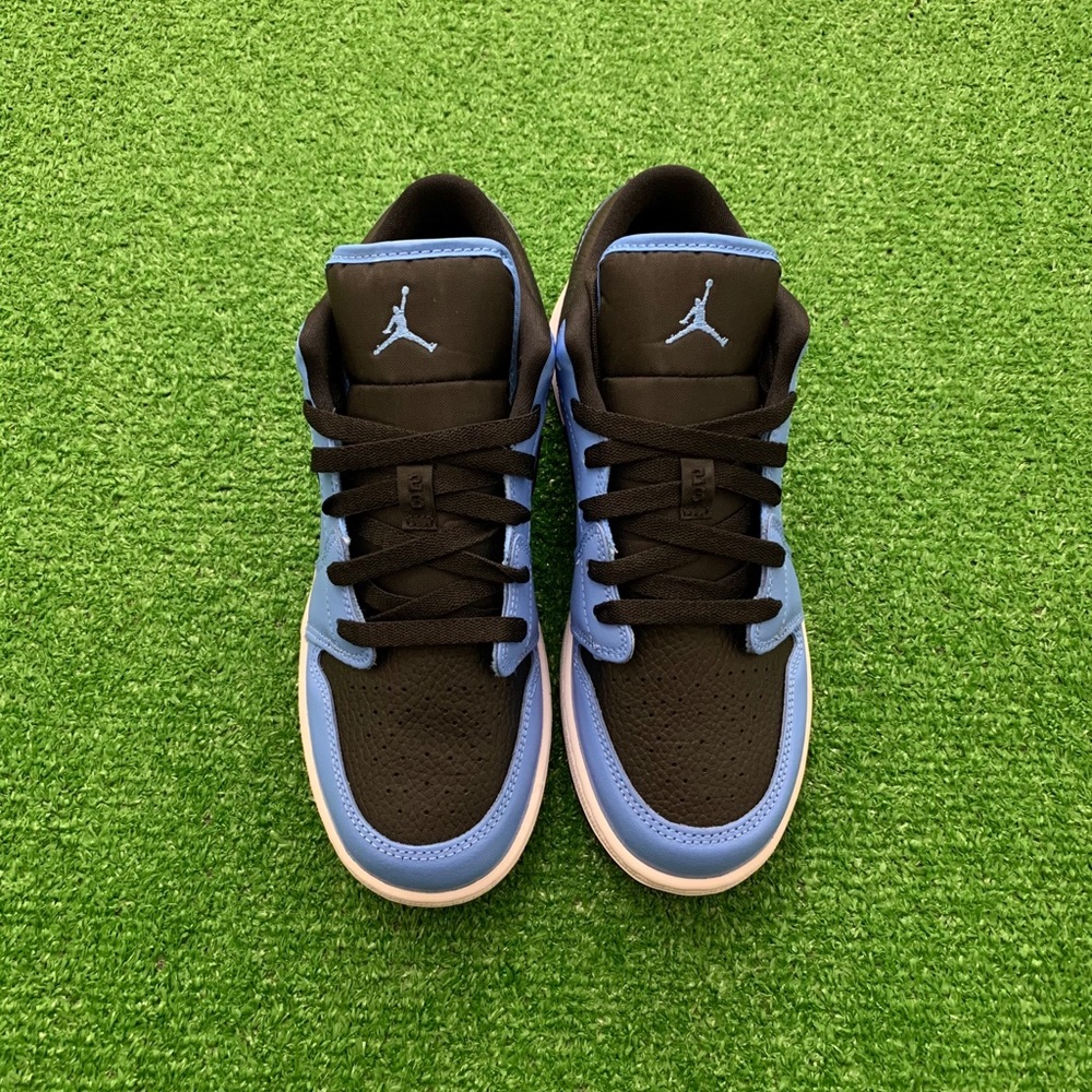 -Edm- 💠*NEW* Air Jordan 1 Low “University Blue” (GS) - Picture 3 of 11